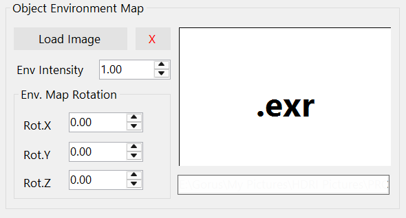 Environment Panel in EasyThree